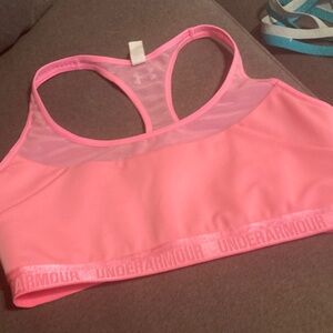 Under Armour Vibrant Pink Sports Bra